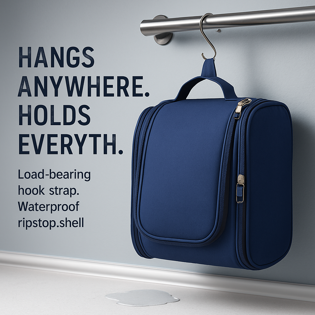 Travel Cosmetic Organizer Bag - Hang Hook
