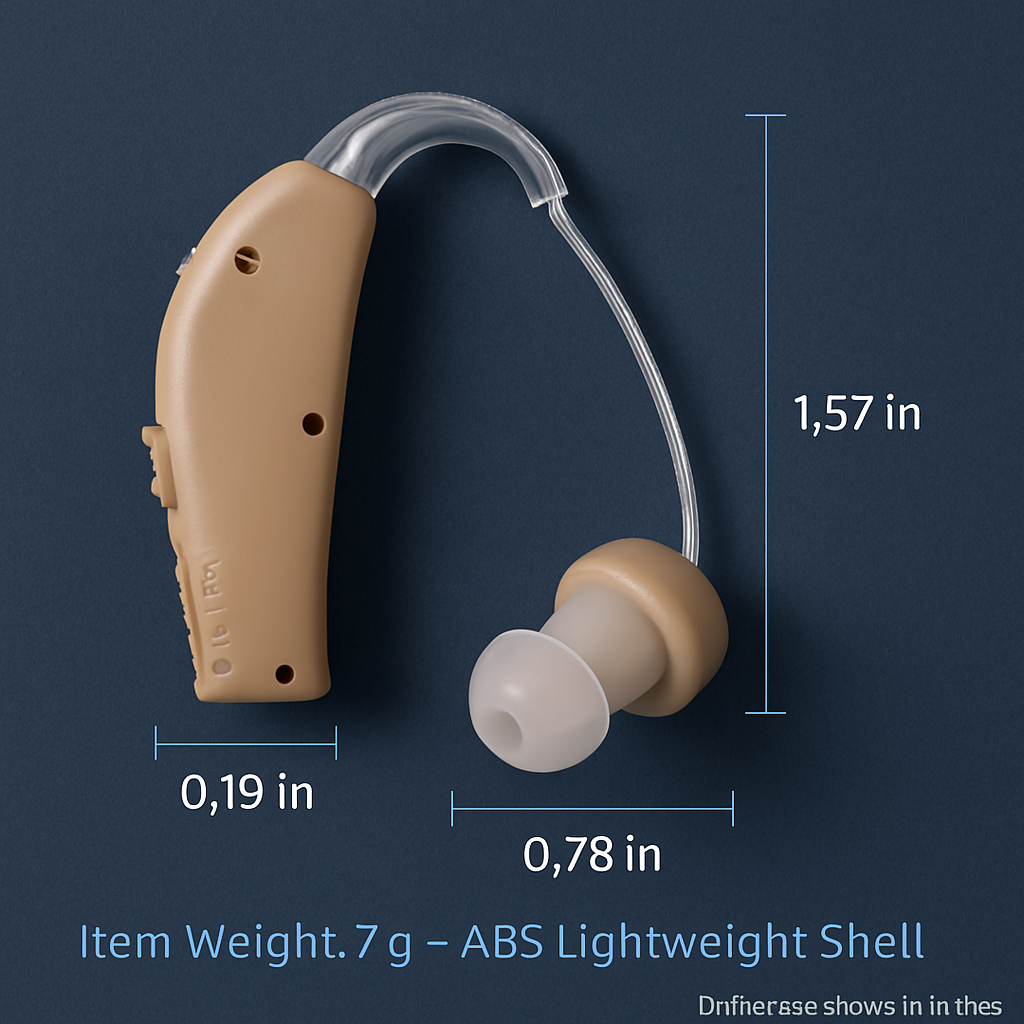 Digital Ear Hearing Aid Kit - Clear, Everyday Use