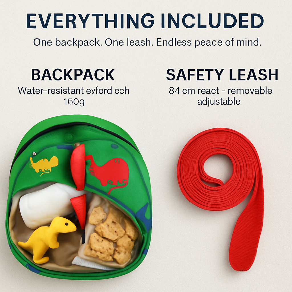 Safety Harness Backpack - Hands-Free Walking Aid