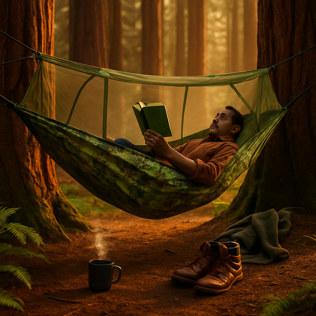 Hammock with Mosquito Net for Camping and Travel