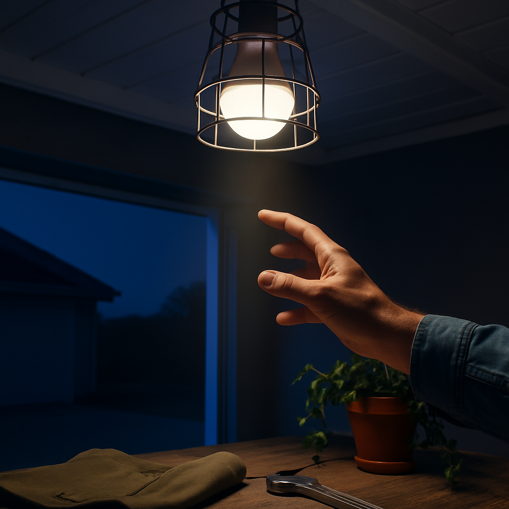Motion Sensor LED Bulb with Auto On/Off for Hands-Free Use