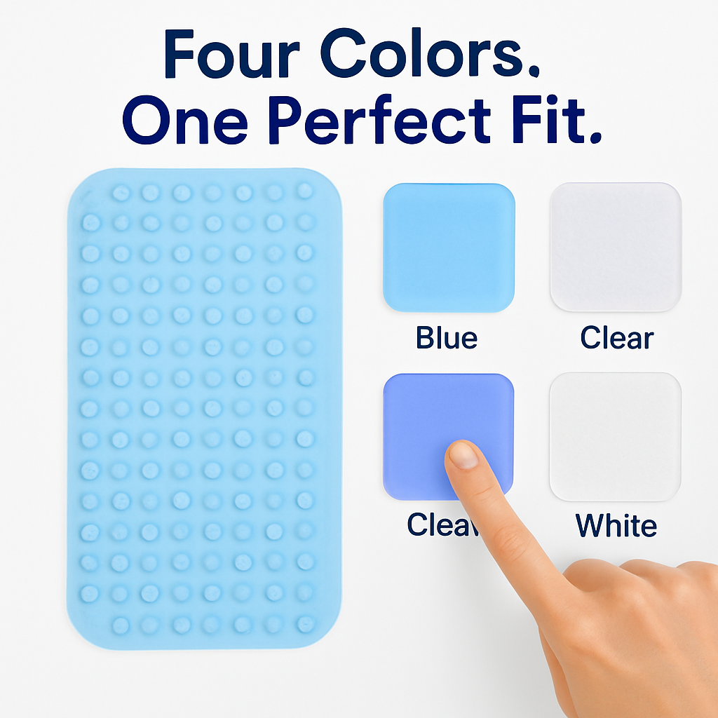 Bath Tub Mat for Safe, Non-Slip Bathroom Floors