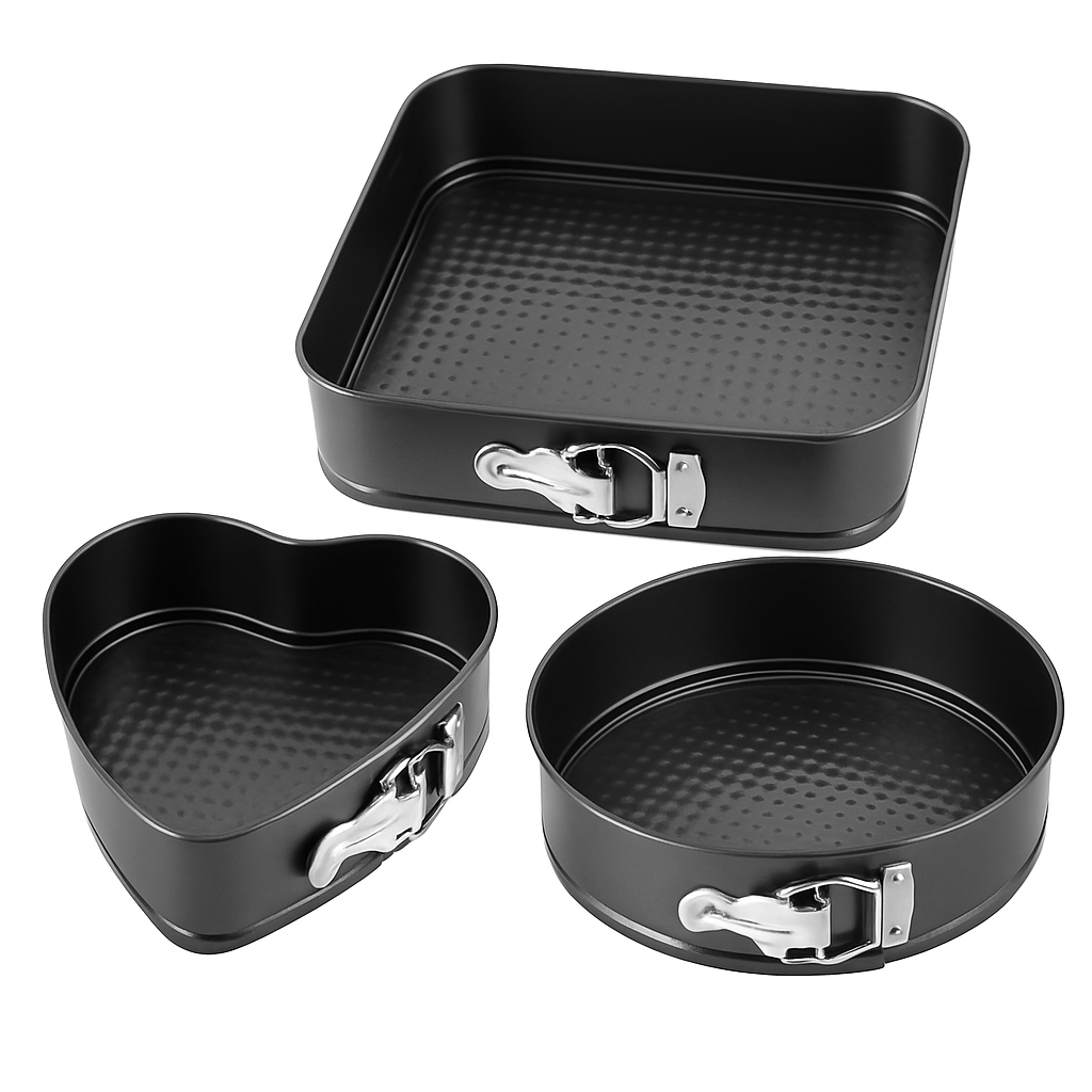 Springform Cake Pan Set for Versatile Baking