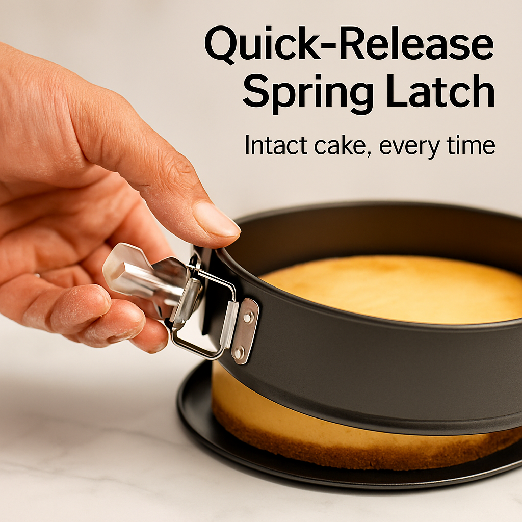Springform Cake Pan Set for Versatile Baking