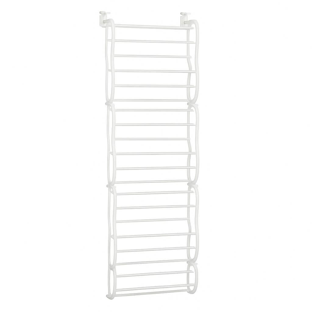Over-the-Door 12-Shelf Shoe Rack Organizer