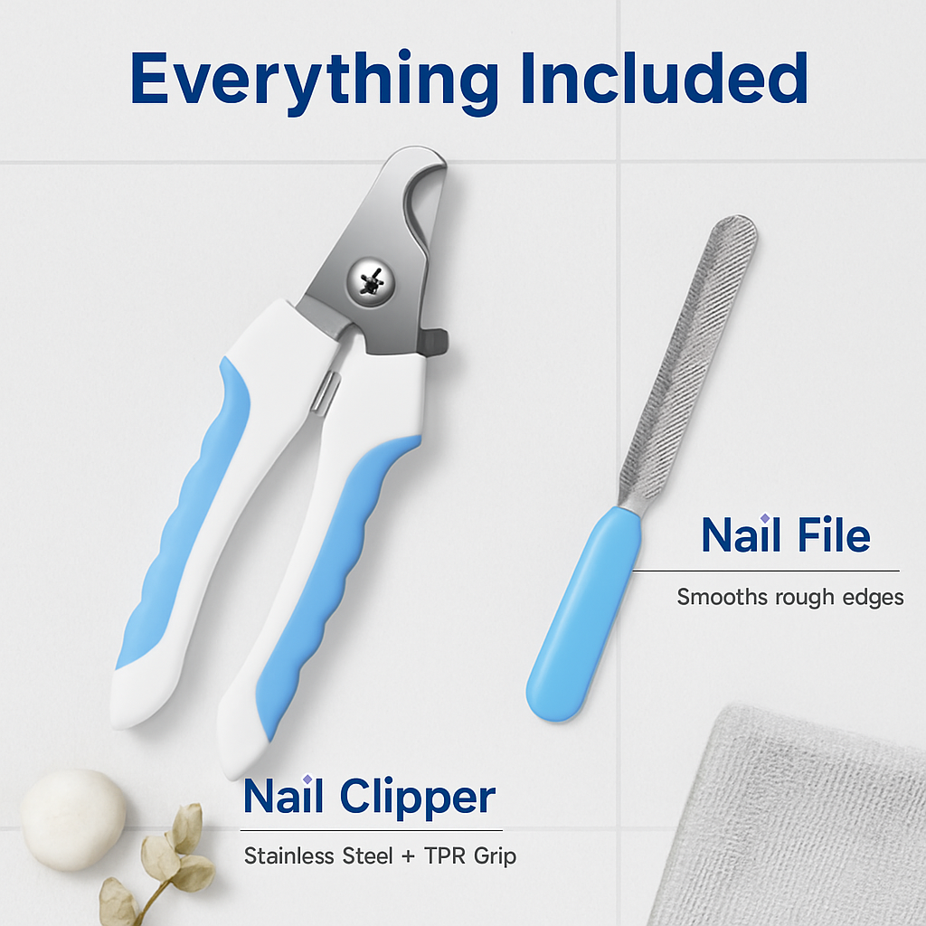 Dog Nail Clippers for Pets - Easy Grooming Tool