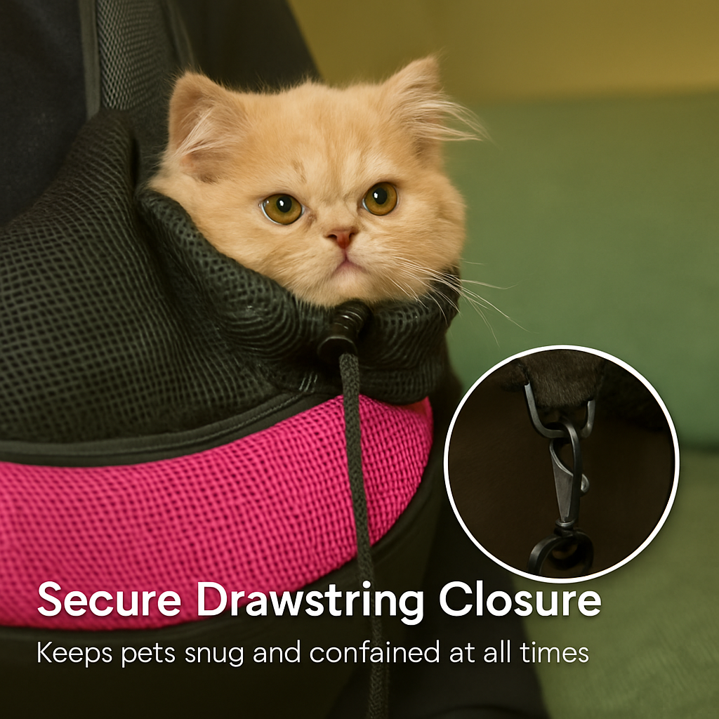 Pet Carrier Sling Bag: Hands-Free Comfort for Small Pets
