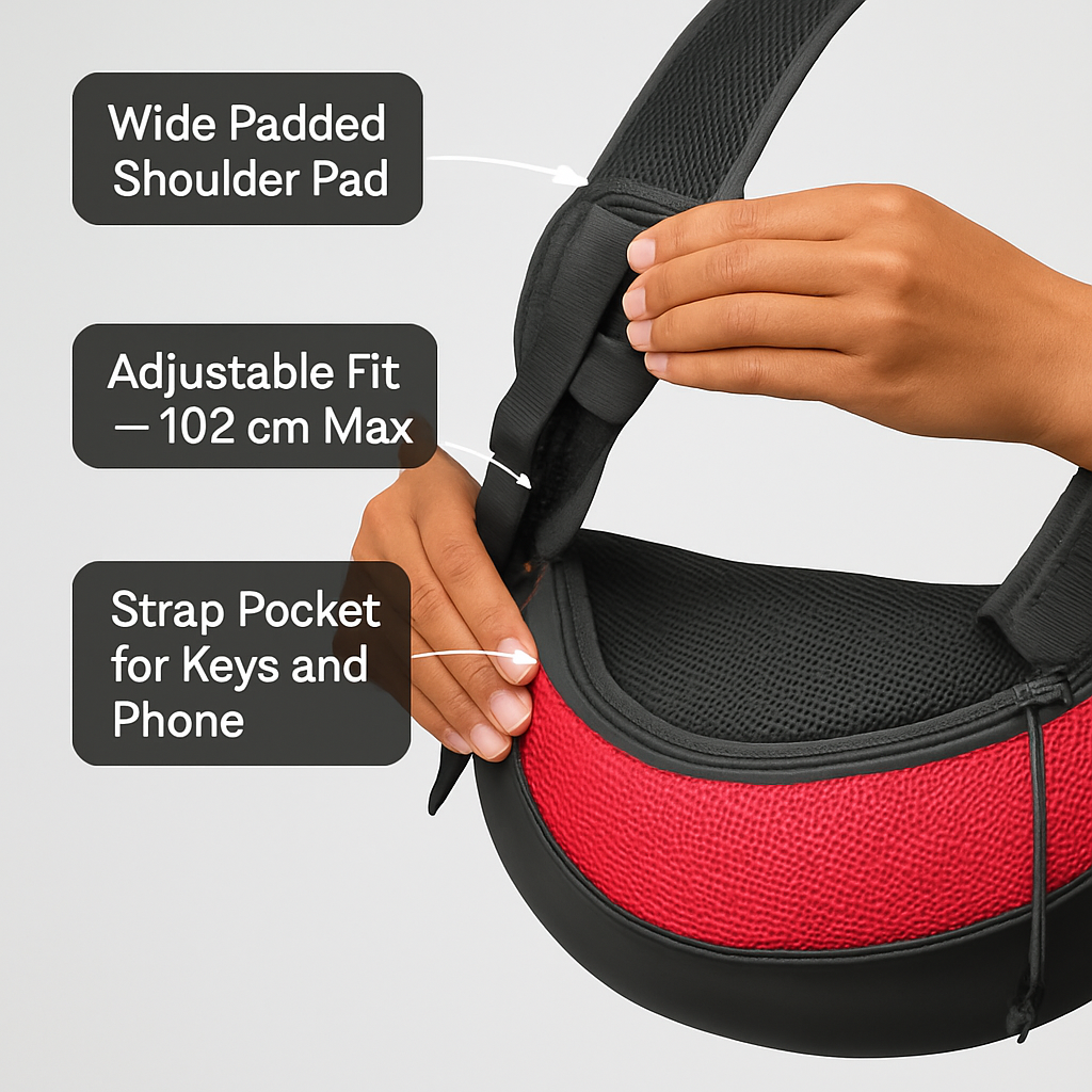 Pet Carrier Sling Bag: Hands-Free Comfort for Small Pets