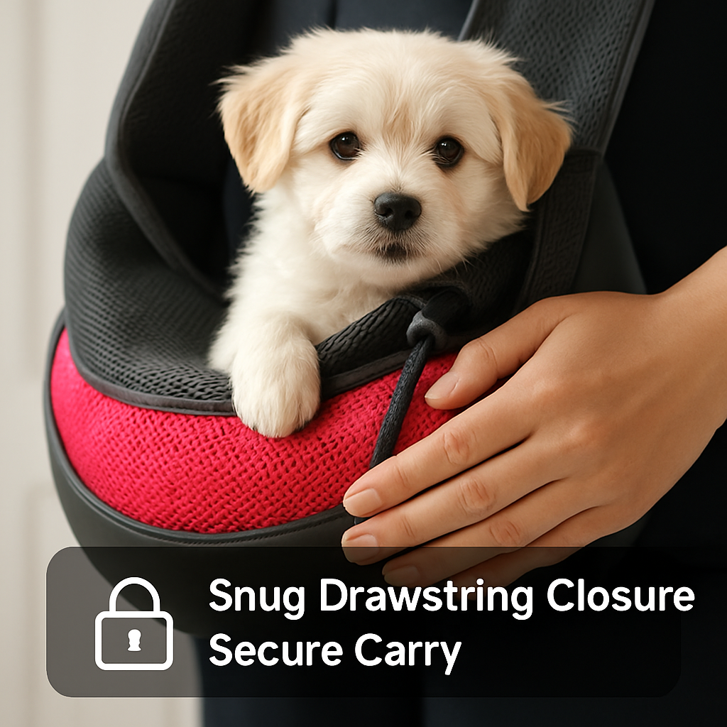 Pet Carrier Sling Bag: Hands-Free Comfort for Small Pets
