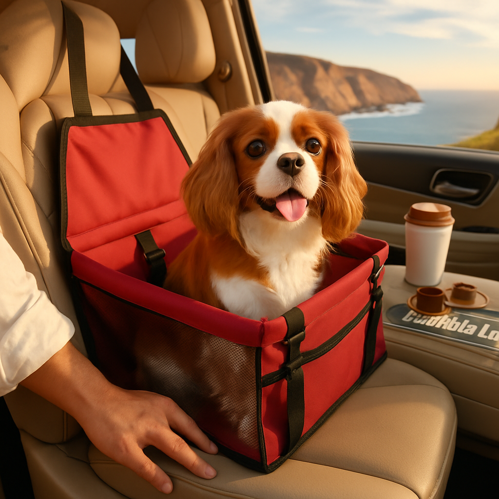 Dog Booster Car Seat for Small to Medium Pets — Safe Travel