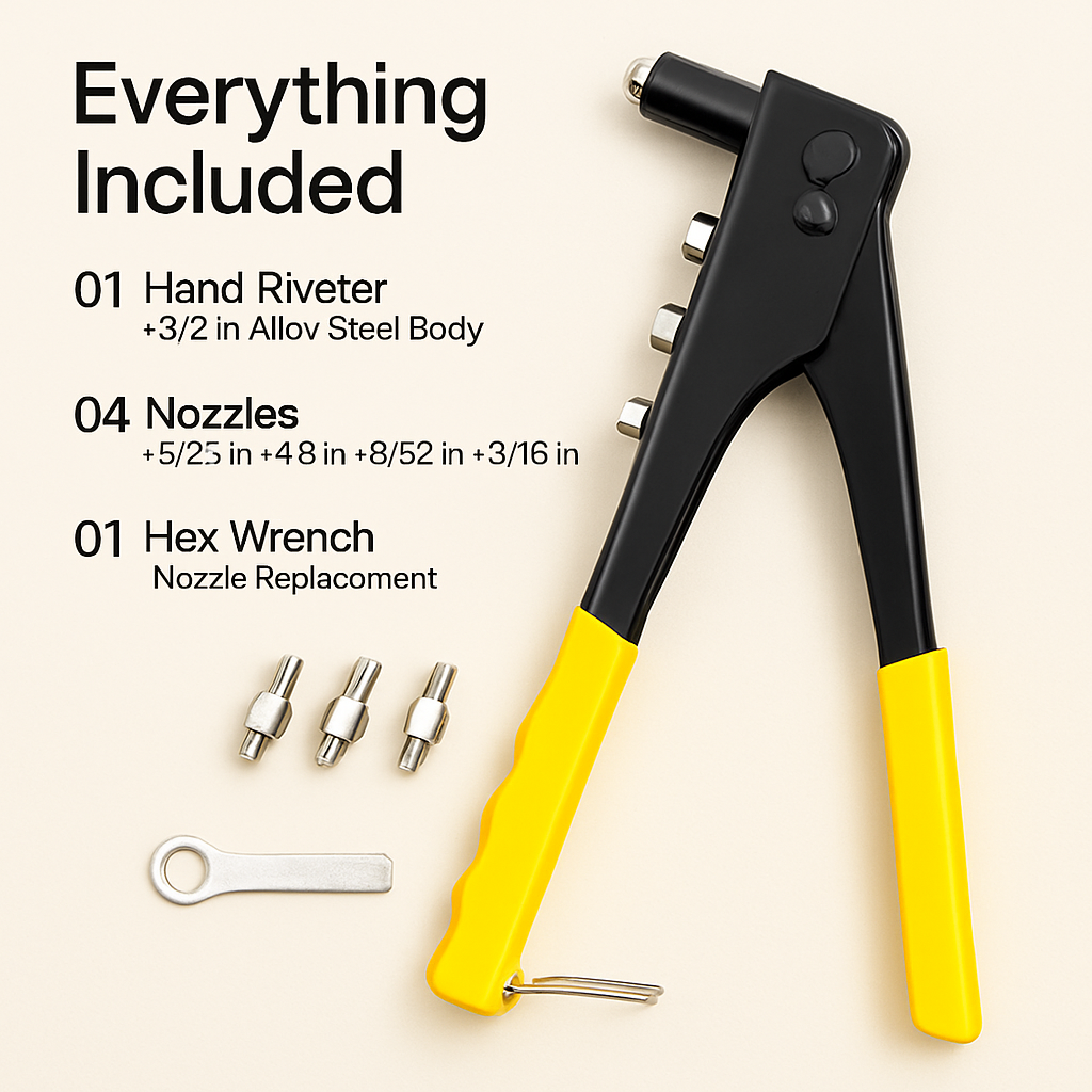 Hand Riveter Pop Rivet Gun for General Riveting