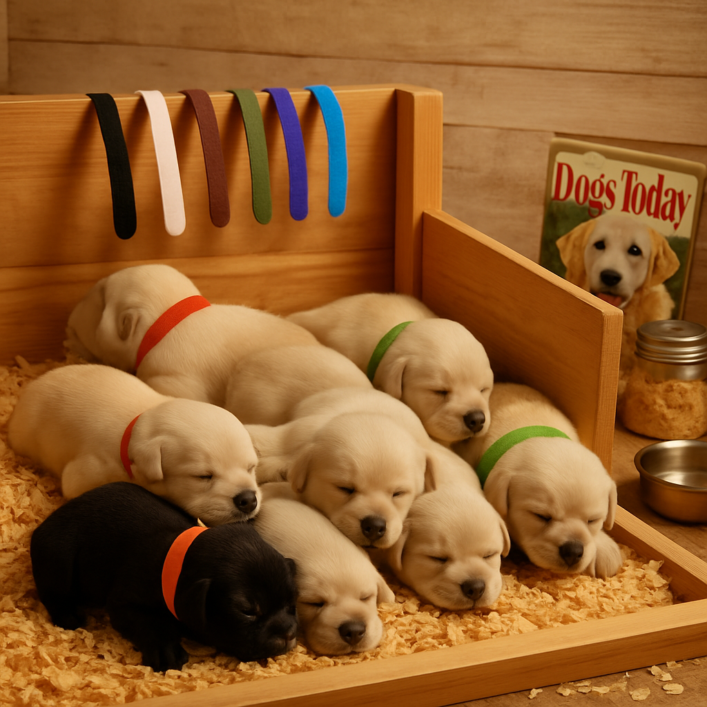 Whelping Puppy ID Collars for Quick, Clear Identification