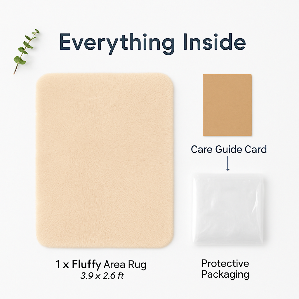 Fluffy Bedroom Rug: Plush Shag for Cozy Floors