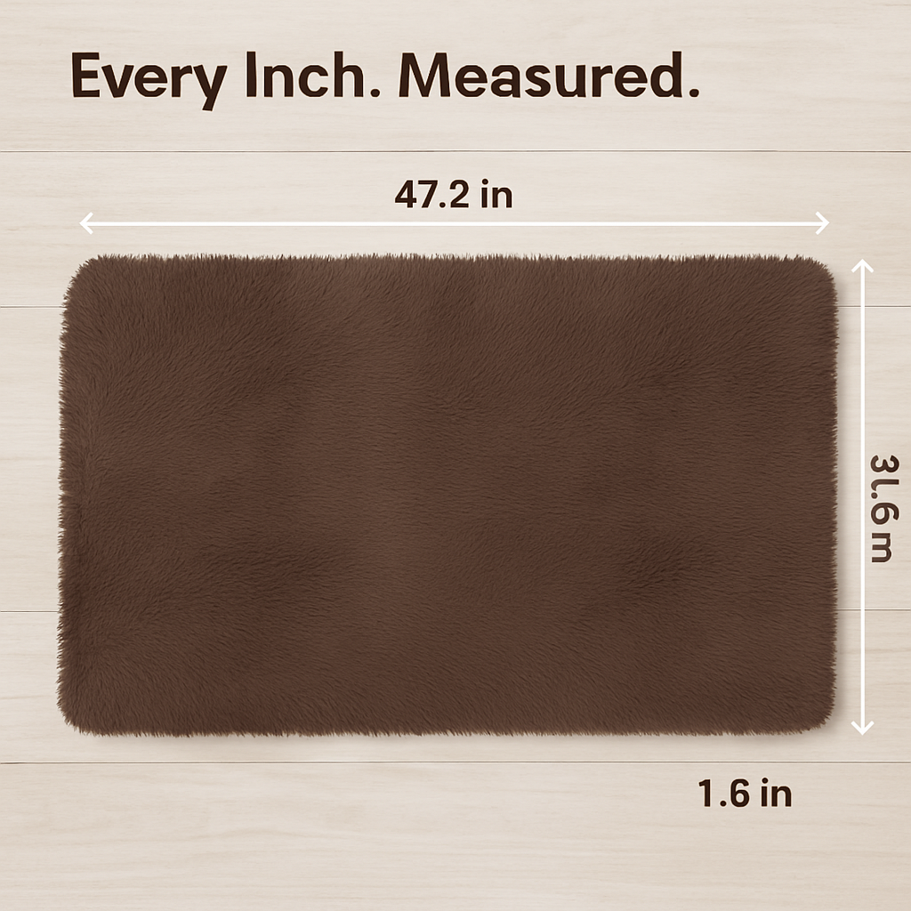 Fluffy Bedroom Rug: Plush Shag for Cozy Floors