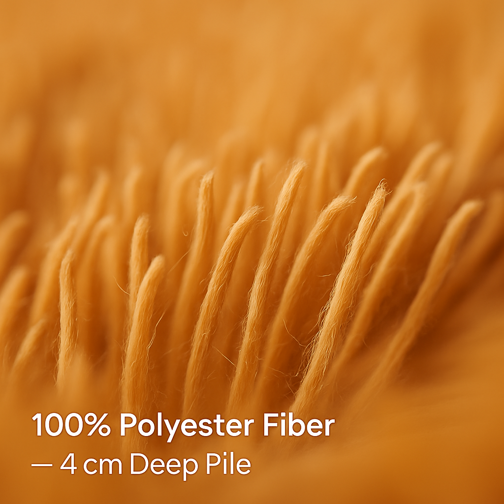 Fluffy Bedroom Rug: Plush Shag for Cozy Floors