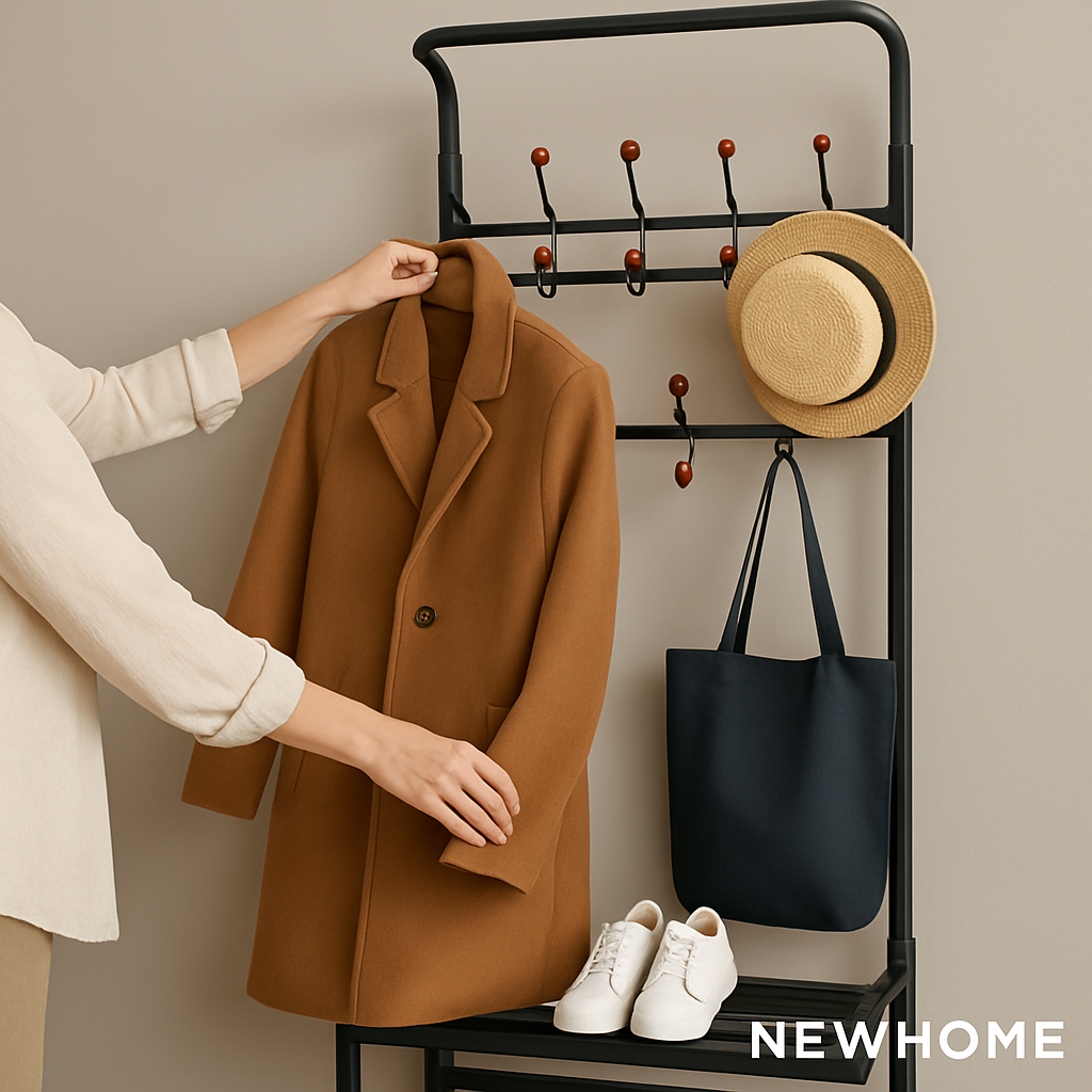 Coat Shoe Rack Hall Tree for Entryway Storage