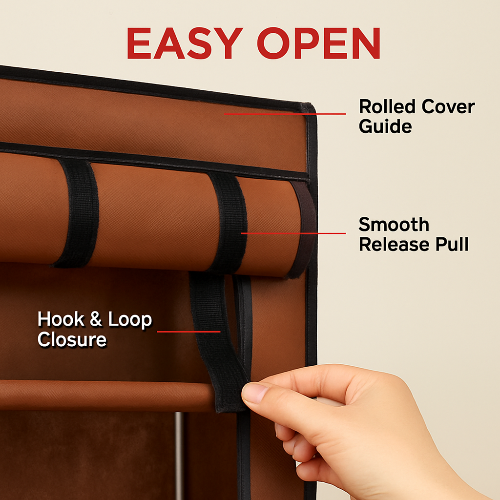 10-Tier Shoe Cabinet for Entryway Organization
