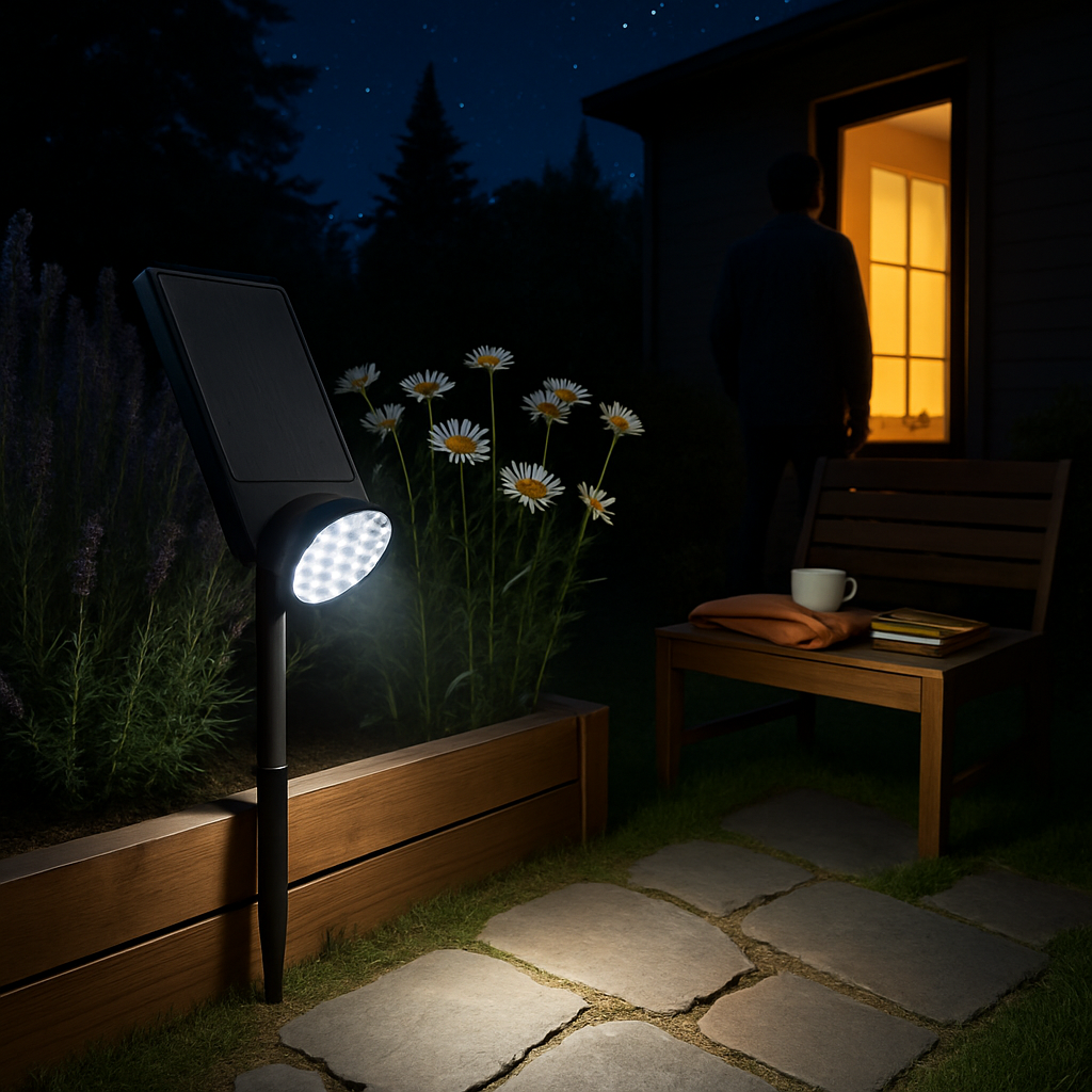 Solar Spotlights Outdoor Motion-Activated Landscape Lights