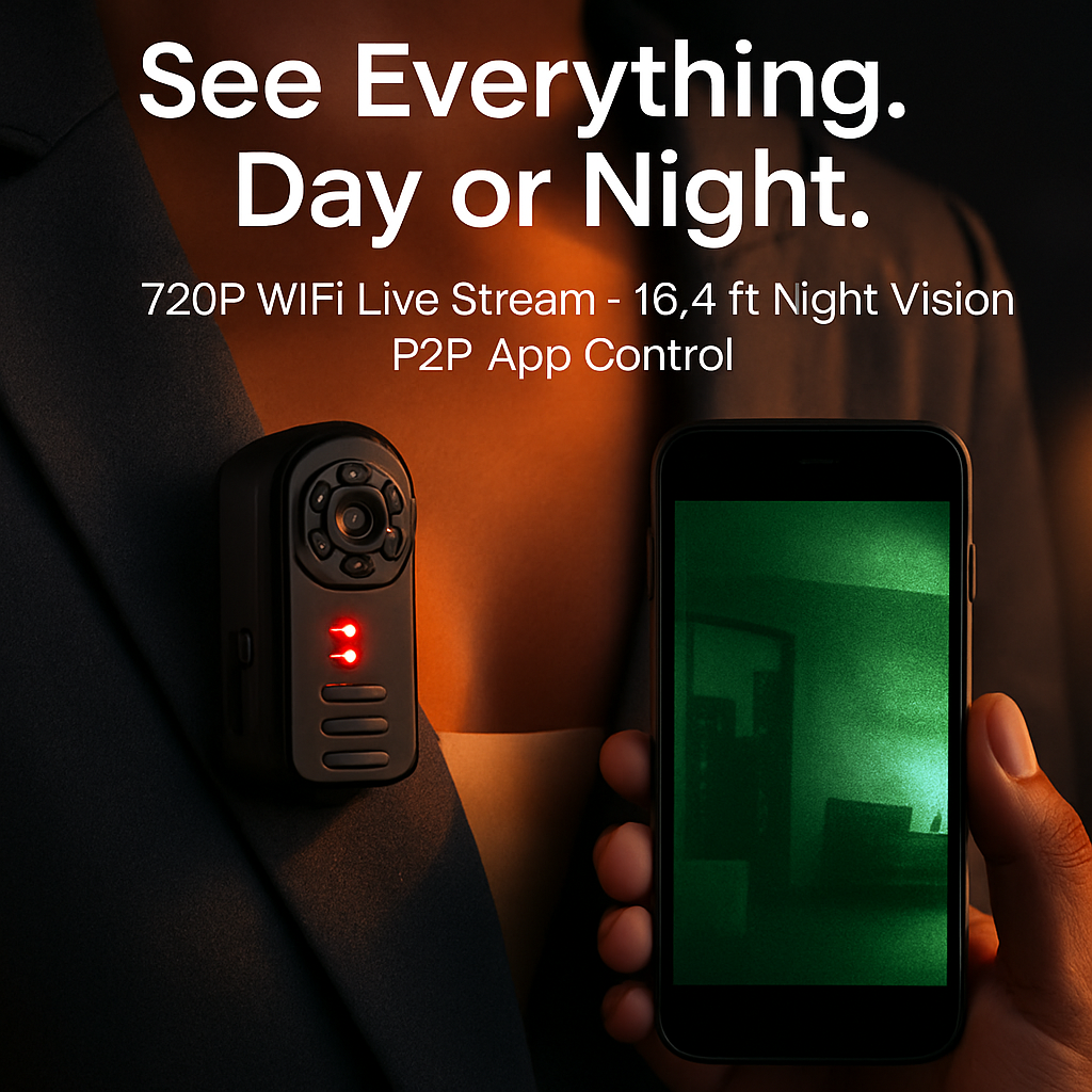 Mini WiFi Camera for Discreet Home Surveillance