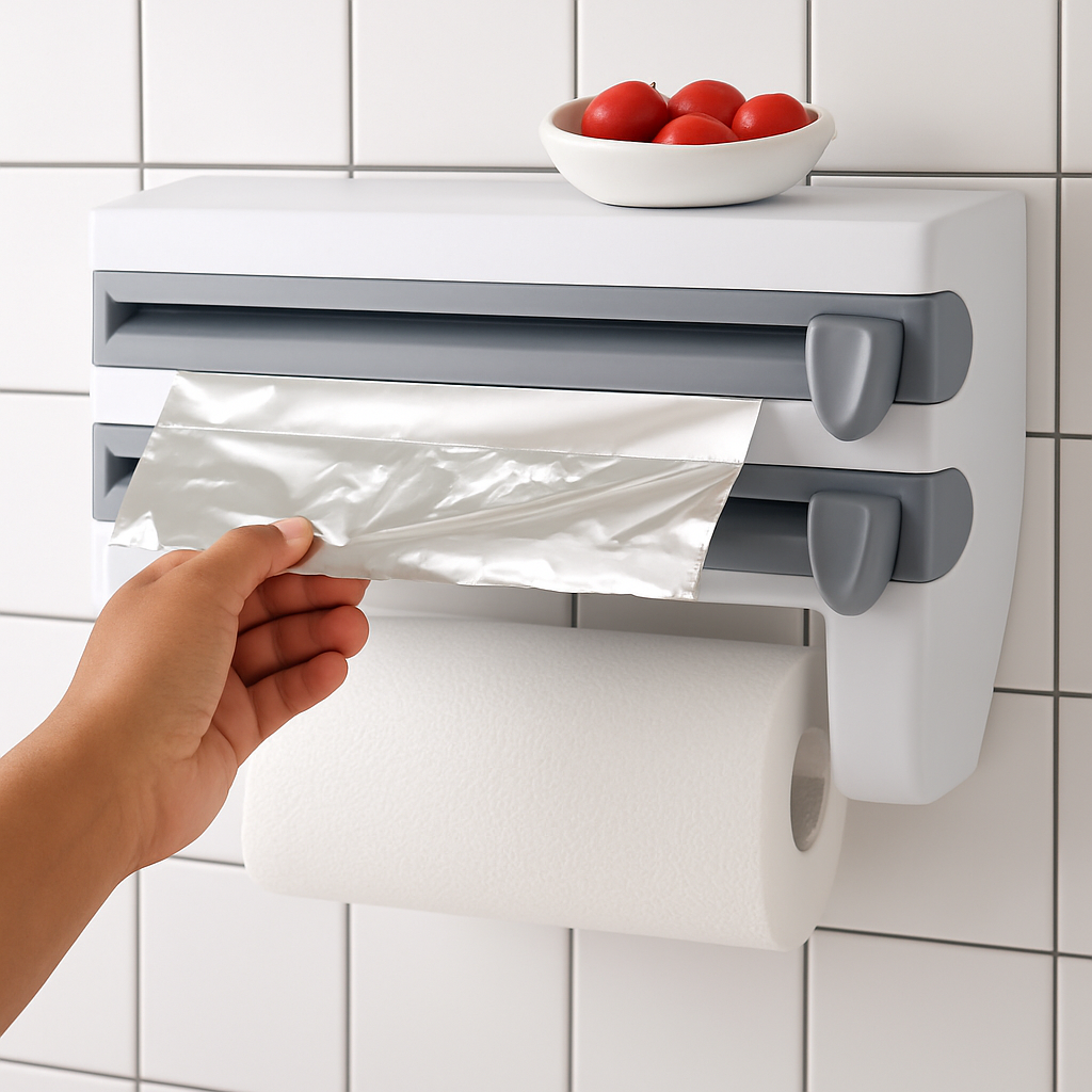 Kitchen Roll Dispenser for Clean, Easy Paper Storage