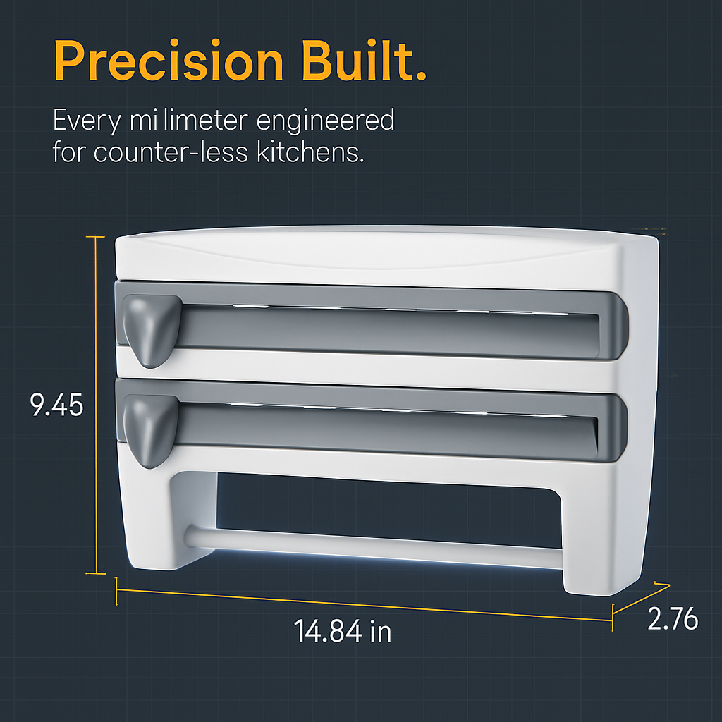 Kitchen Roll Dispenser for Clean, Easy Paper Storage