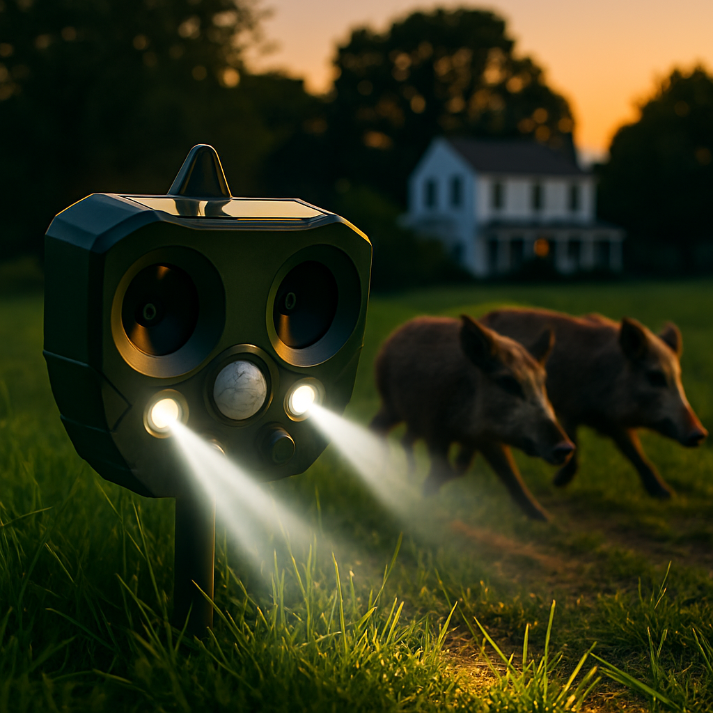 Ultrasonic Animal Repeller for Yard Deterrence