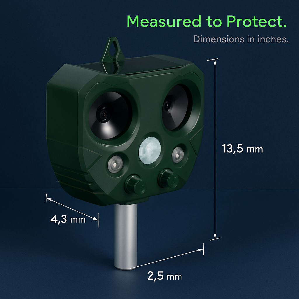 Ultrasonic Animal Repeller for Yard Deterrence
