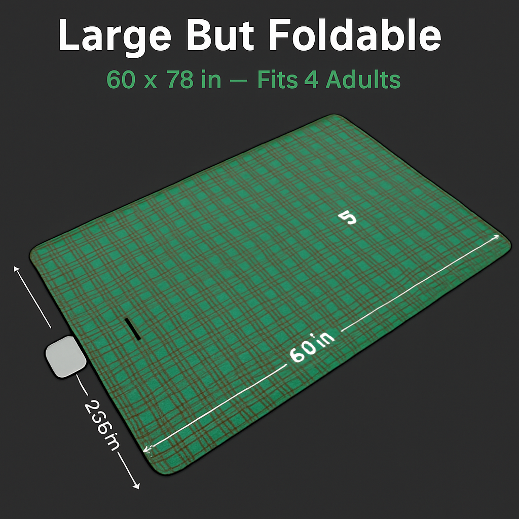Waterproof Picnic Blanket - Foldable & Easy to Carry