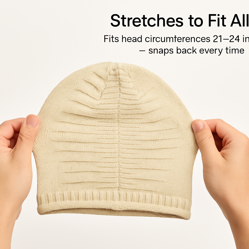 Knit Beanie Hat for Winter: Soft, Slouchy Comfort