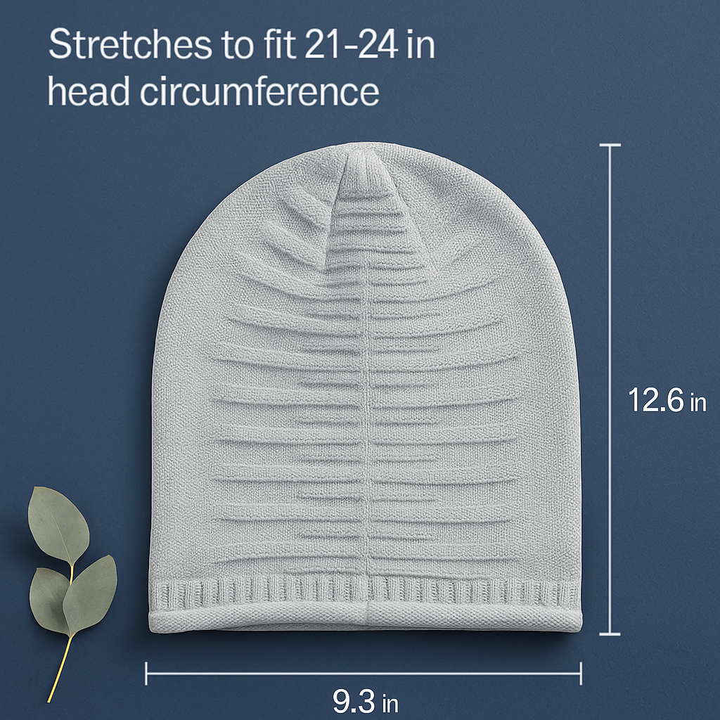 Knit Beanie Hat for Winter: Soft, Slouchy Comfort