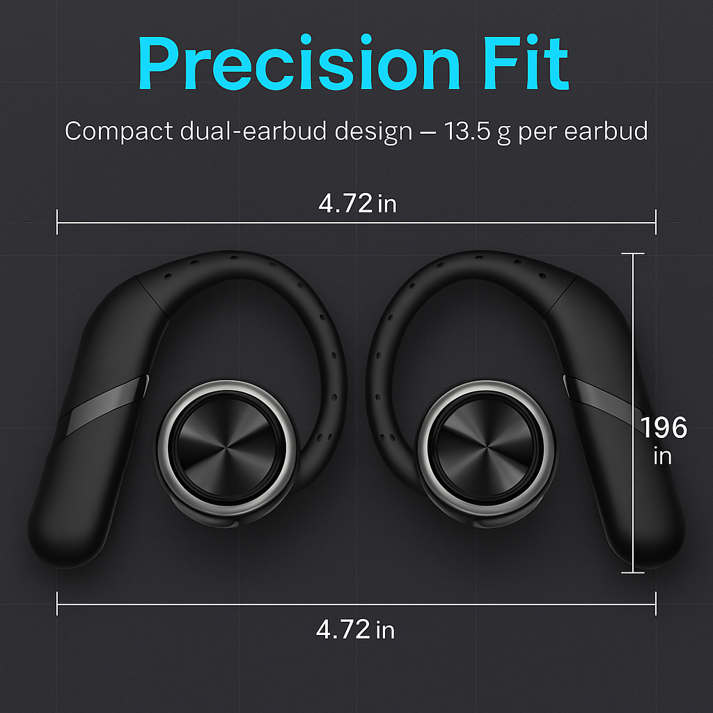 True Wireless Earbuds for All-Day Comfort and Rich Sound