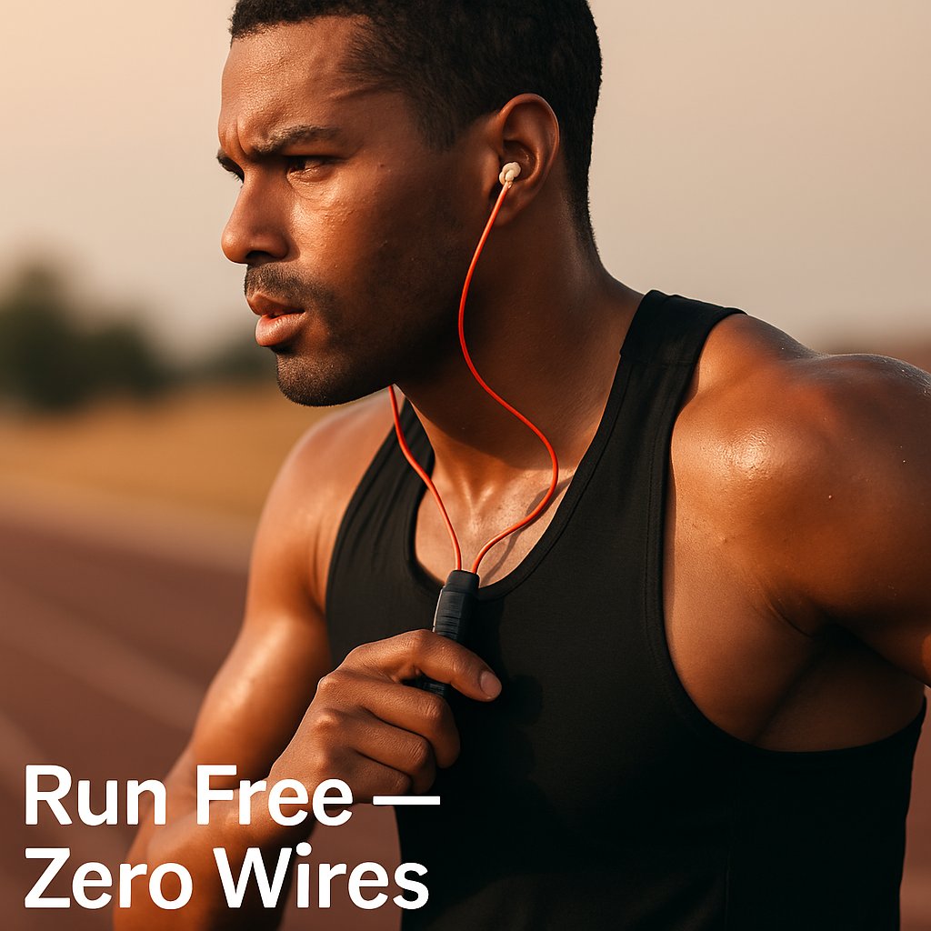 In-Ear Headphones for Sports with Secure Fit