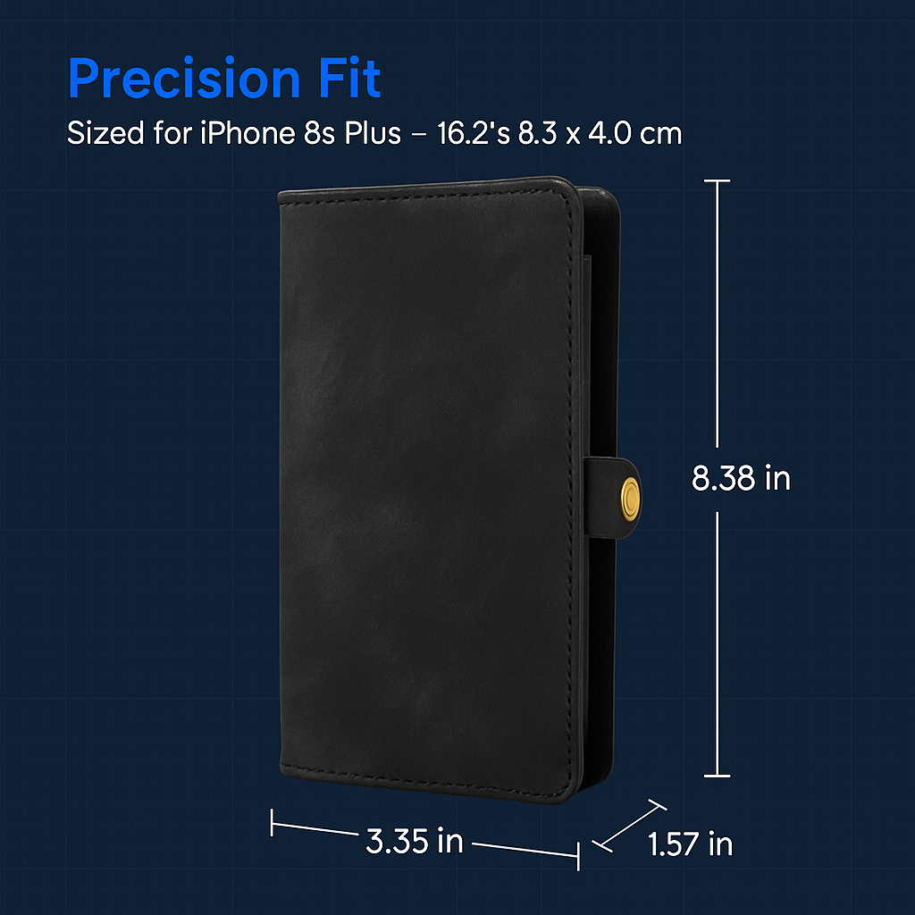 iPhone 6s Plus Wallet Case with Detachable Cover