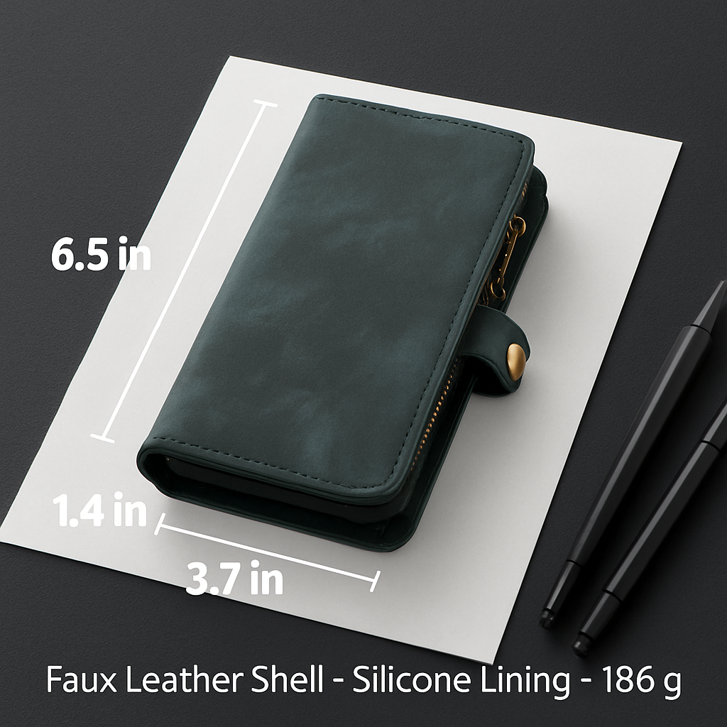 Phone Wallet Case for iPhone 8 Plus with Slim Pocket