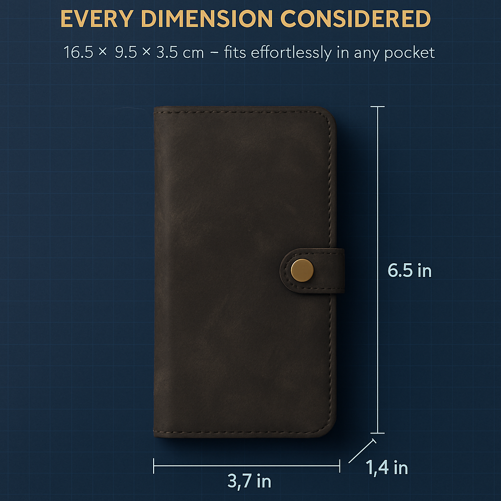 Phone Wallet Case for iPhone 8 Plus with Slim Pocket