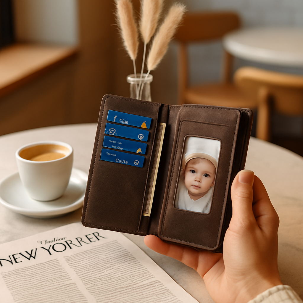 Phone Wallet Case for iPhone 8 Plus with Slim Pocket