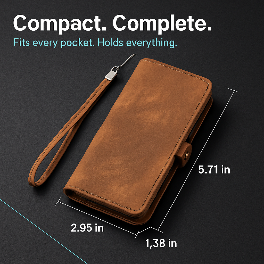 Phone Wallet Case for iPhone 8 Slim Wallet