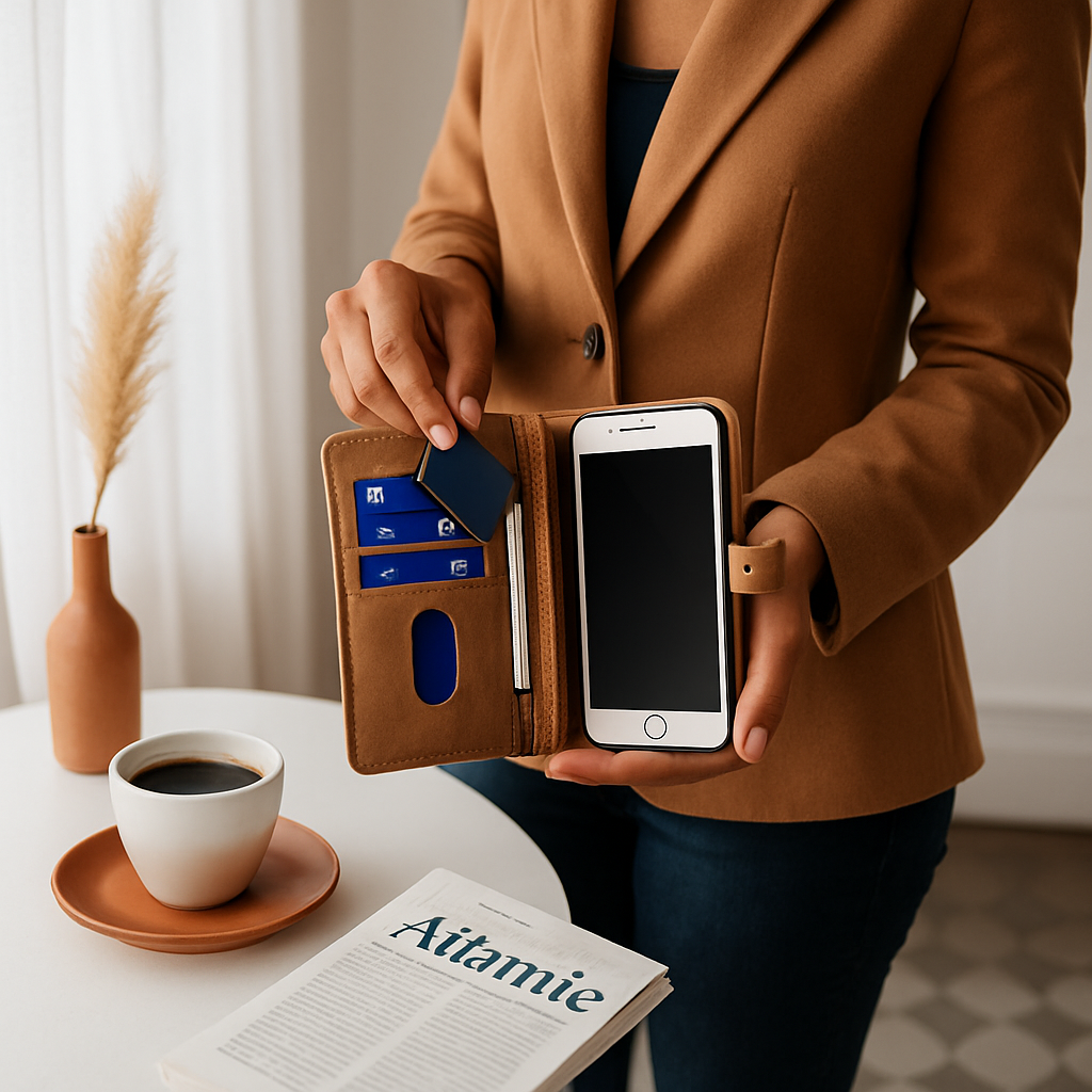 Phone Wallet Case for iPhone 8 Slim Wallet