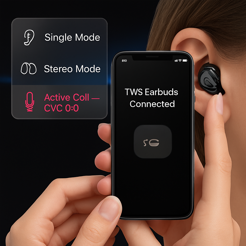 True Wireless Earbuds for Comfortable, All-Day Fit