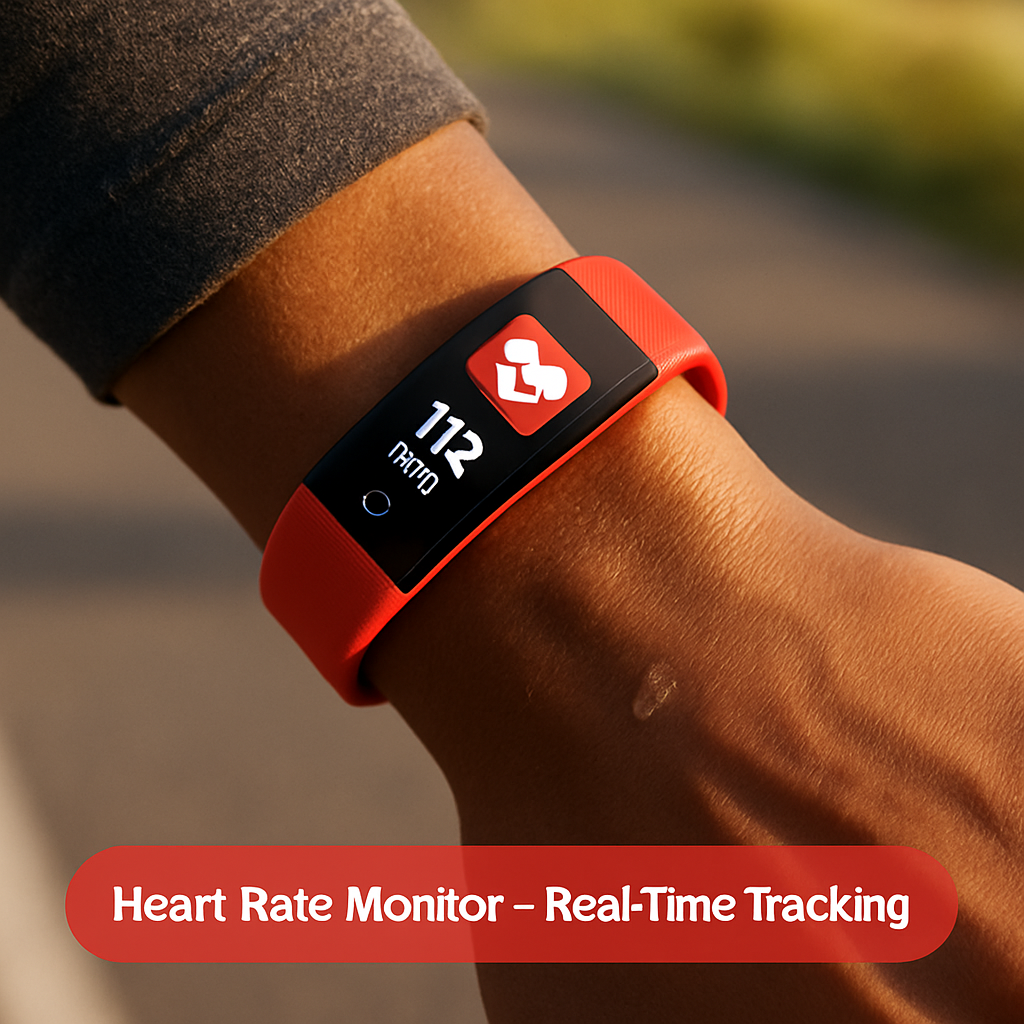 Fitness Tracker with Heart Rate and Sleep Monitor