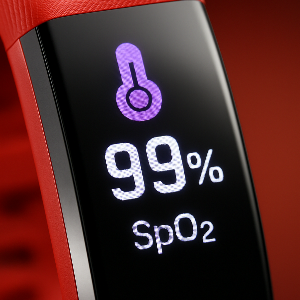 Fitness Tracker with Heart Rate and Sleep Monitor