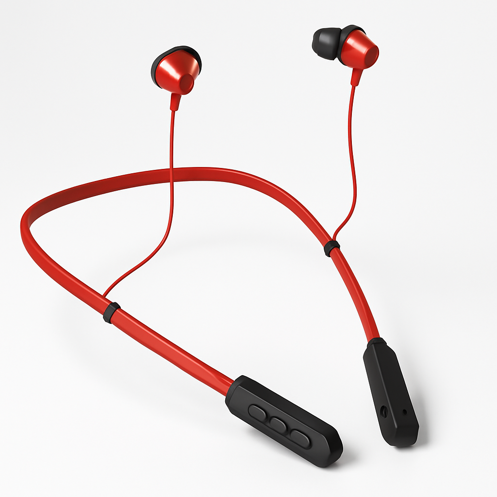 Wireless Neckband Headphones for Sports and Calls