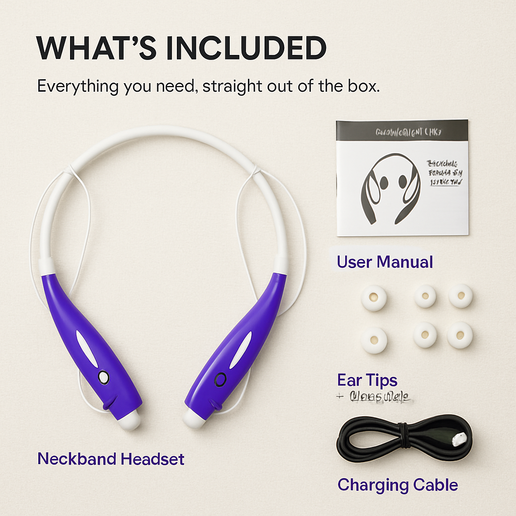Sport Headset Wireless Earphones for Active Workouts
