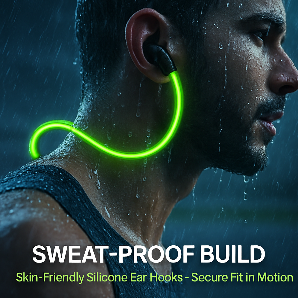 Wireless Sports Headsets Neckband Earphones