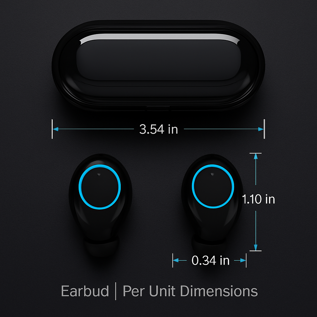 Wireless TWS Earbuds: Crisp Sound, Comfort Fit