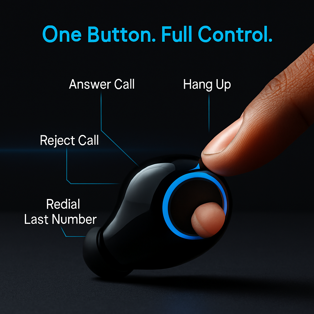 Wireless TWS Earbuds: Crisp Sound, Comfort Fit
