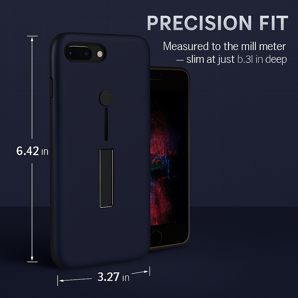 Slim Snap-on iPhone Case with Stand for Hands-Free Viewing
