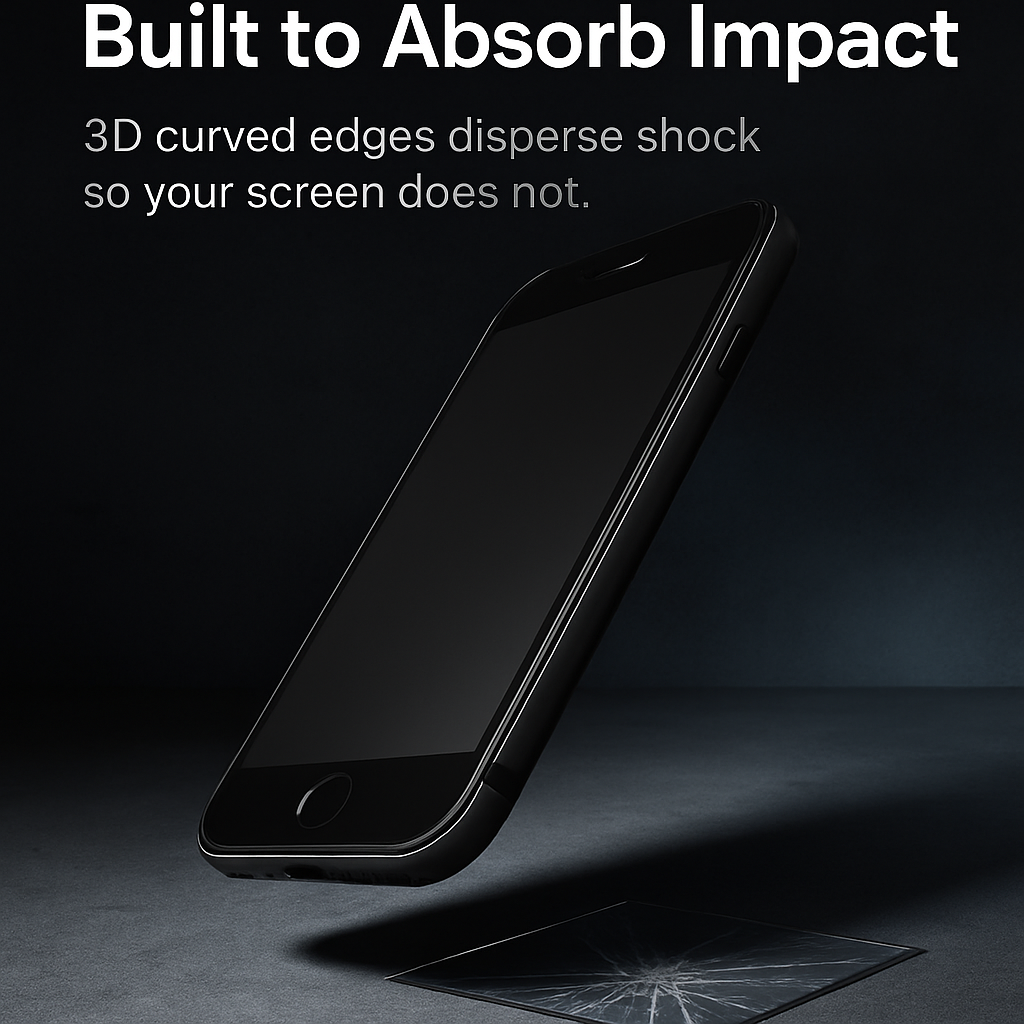 3D Curved Glass Full Cover Protector for iPhone