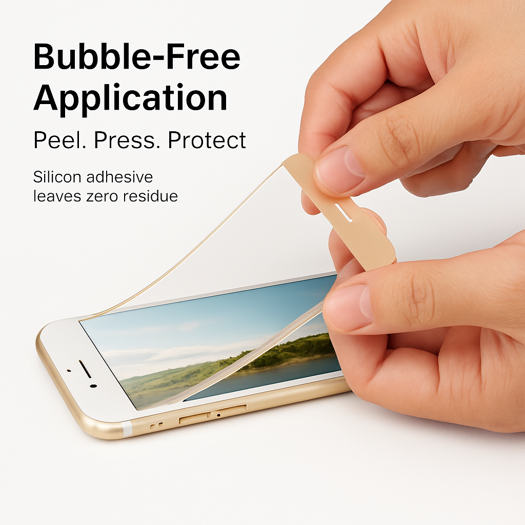 3D Curved Glass Full Cover Protector for iPhone