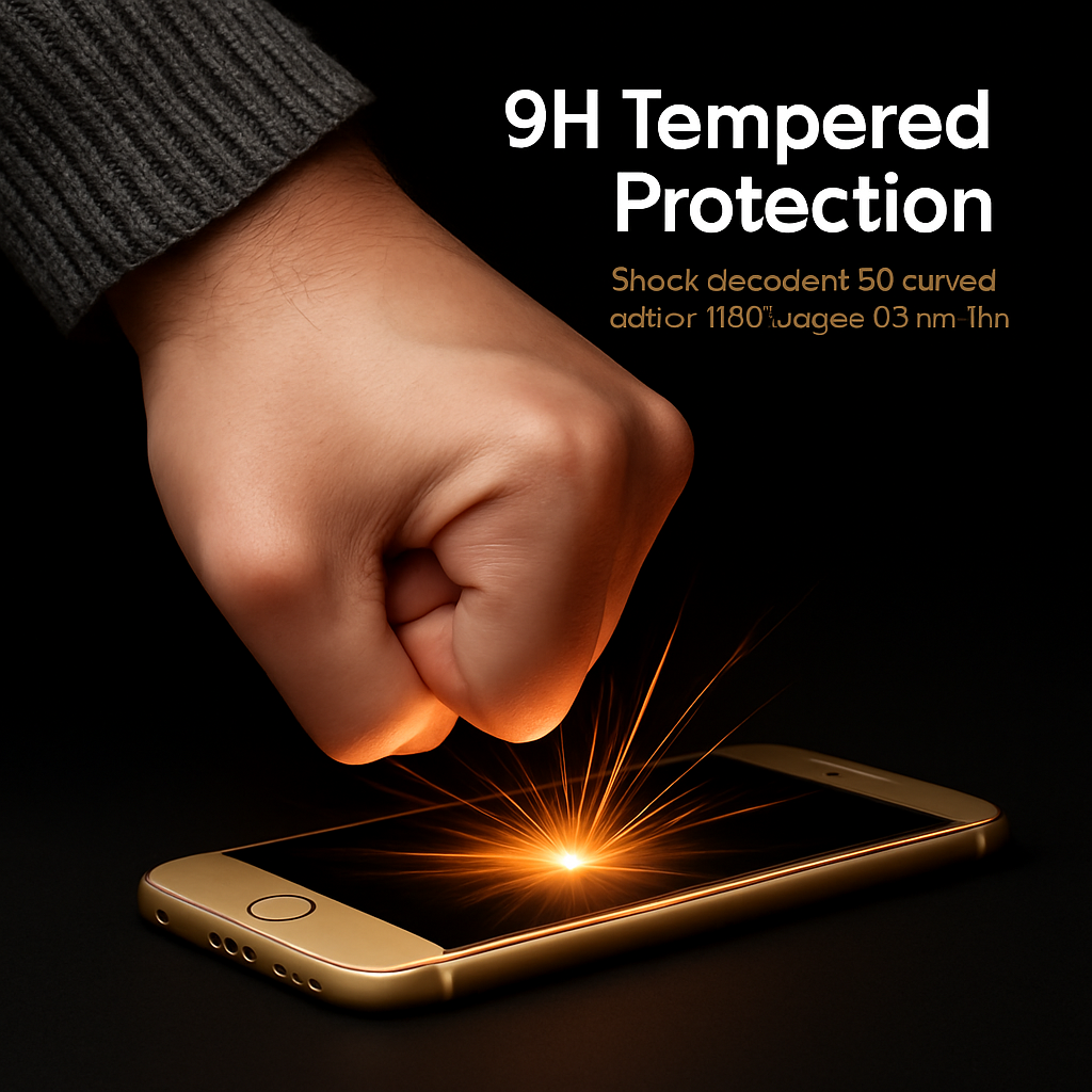 3D Curved Glass Full Cover Protector for iPhone